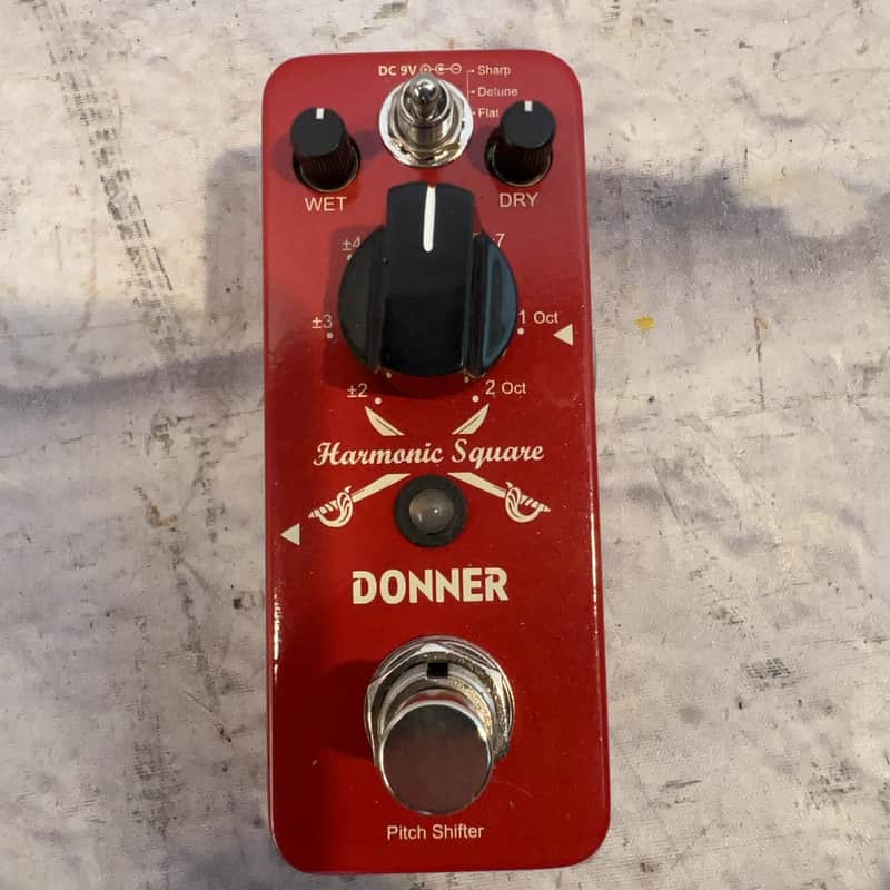 Donner Harmonic Square Mini Octave / pitch Shifter Pedal image 1