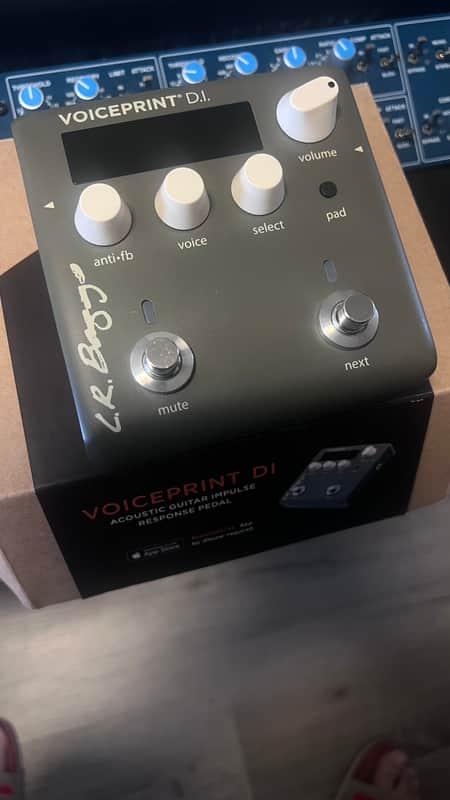 LR Baggs Voiceprint DI Acoustic Guitar Impulse Response Pedal 2010s - Black image 1
