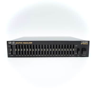 Boss Pro GE-21 Graphic Equalizer With Power Supply Made in Japan Micro Rack Series Guitar Effect Processor ZF18543 image 4