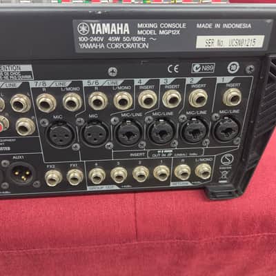 Yamaha MGP12X 12 Channel Analog Mixing Console  - Black image 11