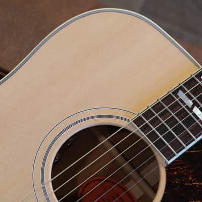 Mint! 2025 Gibson Country Western Acoustic Guitar Natural Satin + OHSC image 3