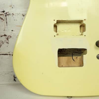 Vintage 80s Chandler Industries USA Kramer Pacer Guitar Body / Aged Cream image 3
