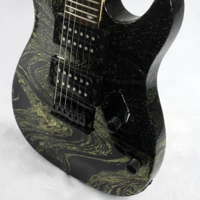 Custom Swirl Painted Laguna LE-50 (Short Scale) Electric Guitar image 3