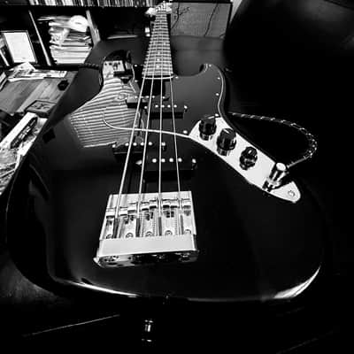 Fender Blacktop Jazz Bass 2012 - 2014 Black image 7