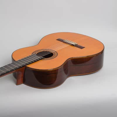 Jose Oribe  Calidad Suprema Model Classical Guitar (1990), original black hard shell case. image 7