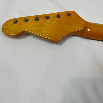 Stratocaster Neck Stainless Steel Frets Compound Radius Fits Fender Strat image 4