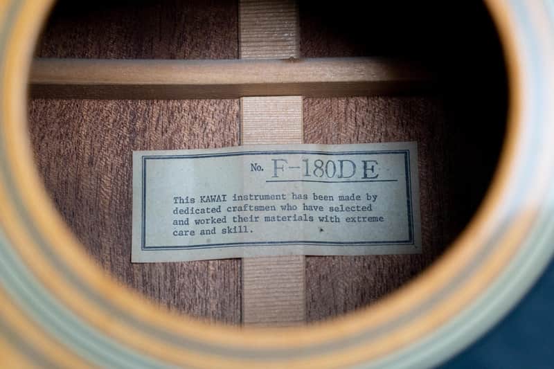 Kawai F-180DE Acoustic. Martin copy? Made in Japan. See video | Reverb