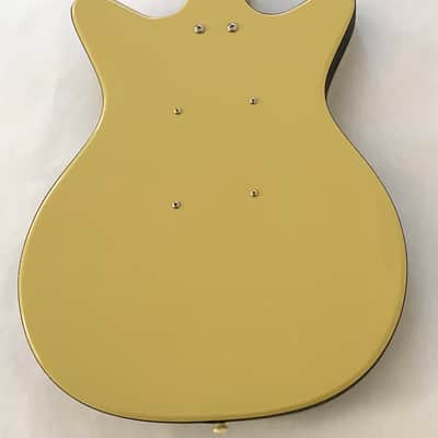 Danelectro ‘59 DC Reissue 1990s Daddy-O Yellow Electric Guitar image 9