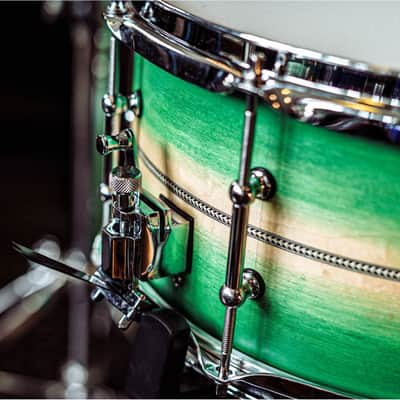 Polmuz Maple Model 1 - 22/10/12/14/16/14SD - Inlayed Artist Green to natural Fade image 2