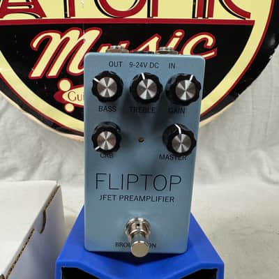 Broughton Fliptop JFET Preamplifier B15-style Bass Preamp Pedal with Box image 2