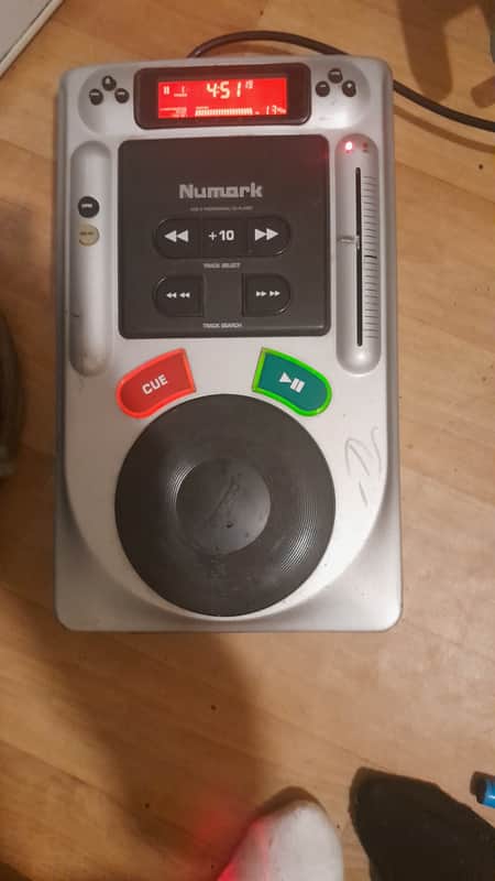 Numark Axis 2 Professional CD Player 2001 to mid 2000s - Silver and black image 1