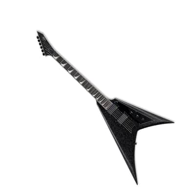 ESP KH-V Kirk Hammett Signature Series 6-String Electric Guitar with Macassar Ebony Fingerboard, Includes Deluxe Hardshell Case (Right-Handed, Black Sparkle) image 5