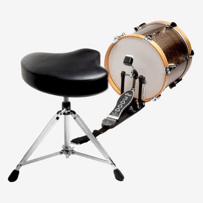 KickStrap - KS-HR - Drum Pedal Anchor - High Rise, attaches to throne base, no drum rug needed image 2