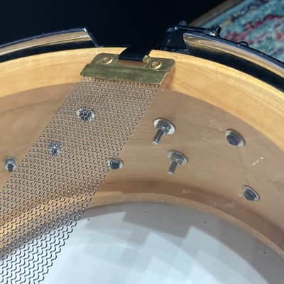 DW - 6.5x14" Craviotto 1-Ply 10-Tube Lug Snare Drum 1998 - Black Lacquer image 21