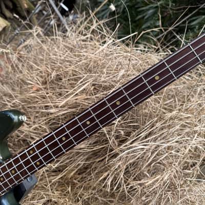 1965 Fender Jazz Bass - Charcoal Frost Metallic - Matching Headstock - OHSC image 4
