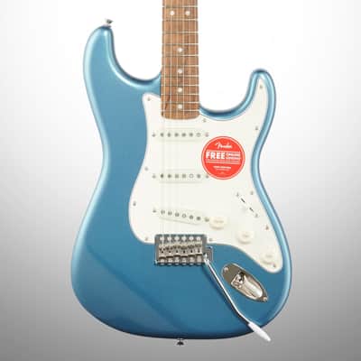 Squier Classic Vibe '60s Stratocaster Electric Guitar, with Laurel Fingerboard, Lake Placid Blue image 1