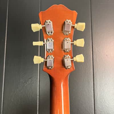Eastman Guitars T486-GB Thinline Semi-hollowbody Electric Guitar, Goldburst 819 image 11