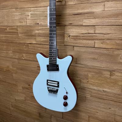 Danelectro Dan O Cool 12- string Semi Hollow Electric Guitar - Aqua- 2026 image 4
