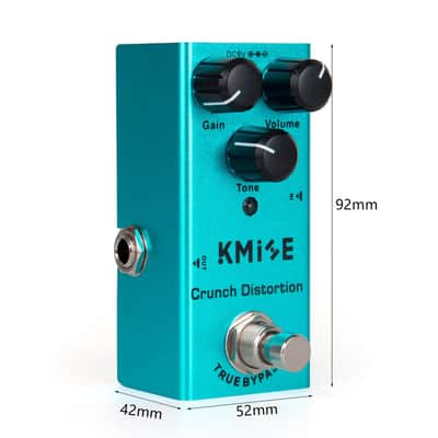 Kmise Crunch Distortion Electric Guitar Effects Pedal Mini Single Type DC 9V True Bypass image 7