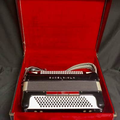 Excelsiola By Excelsior Model 612-M Black Accordion Made In Italy image 1