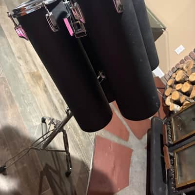 Vintage 1980's Octobans Tube Toms-8 Piece High & Low Pitch Set with Stand-Unknown Brand image 18