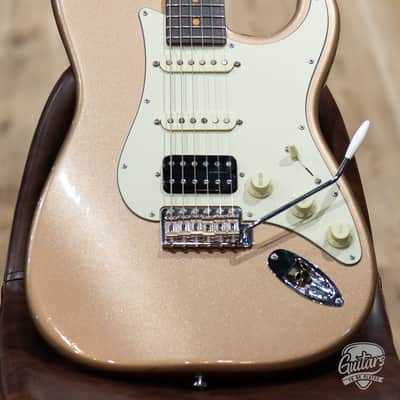 Used Suhr Classic S Antique Vintage Limited HSS w/ Bag – Firemist Gold Metallic image 3