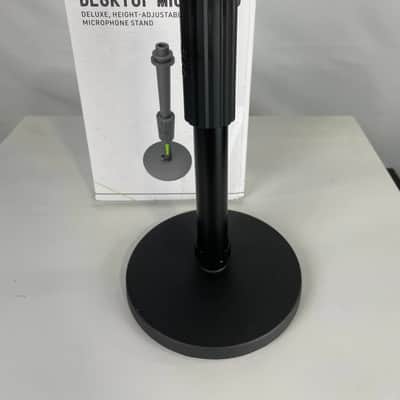 Shure by Gator SH-DESKTOP1 Round Base Desktop Microphone Stand, Black image 4
