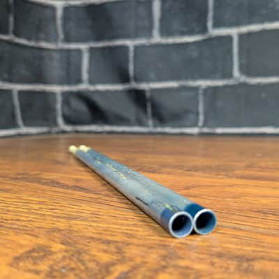 Blue Hollow Aluminum Vintage Drumsticks – Nylon Shoulder & Tip – Lightweight Metal Sticks – Fast Rebound & Bright Articulation image 5