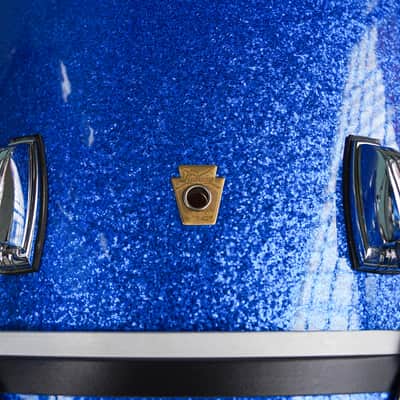 Ludwig Legacy Mahogany 22x14, 13x9, 16x16 - Blue Sparkle image 4