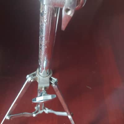 Sonor  Single Braced cymbal stand straight  1970s - Chrome image 5