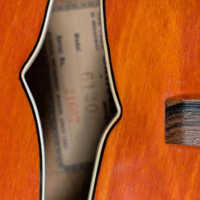 Gretsch 6120 1956 - Amber/Orange image 5
