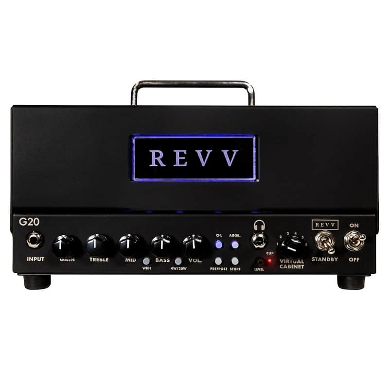 Revv Alpha Series G20 20/4W Tube Amp Head image 1