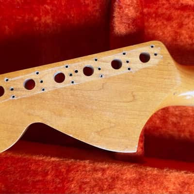 1968 Fender Stratocaster Neck – Original Nitro, A-Width, Rosewood Veneer, Original Frets, rare image 7