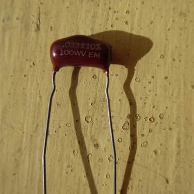 Fender Gibson NOS .033 Brown Drop Tone Capacitor 1960's image 1