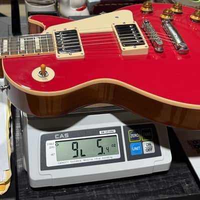 Gibson Les Paul Std. LPR-7 '57 Reissue 2012 - beautiful Custom Shop w/a Cardinal Red Top looks like Fiesta Red. image 15