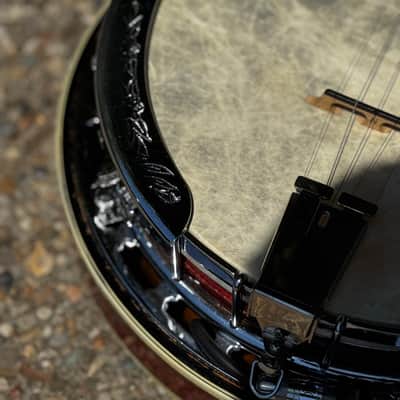 Washburn B-19 5 string banjo 1987 - Sunburst image 9