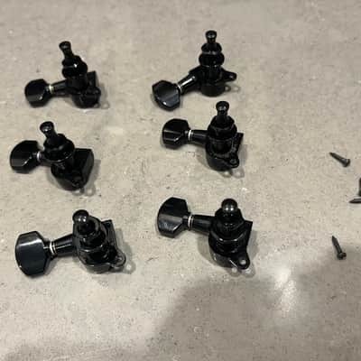 Gotoh 6-in-Line Tuning Machines Black P image 5