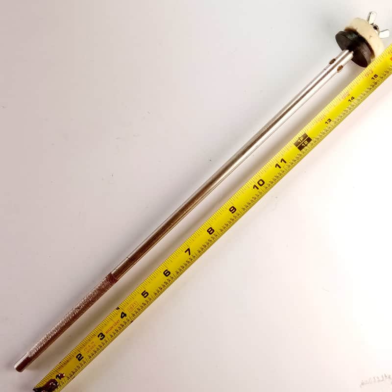Ludwig 3/8" x16" Straight Cymbal Arm Disappearing Rod Nickel Bass Drum Mount WFL image 1