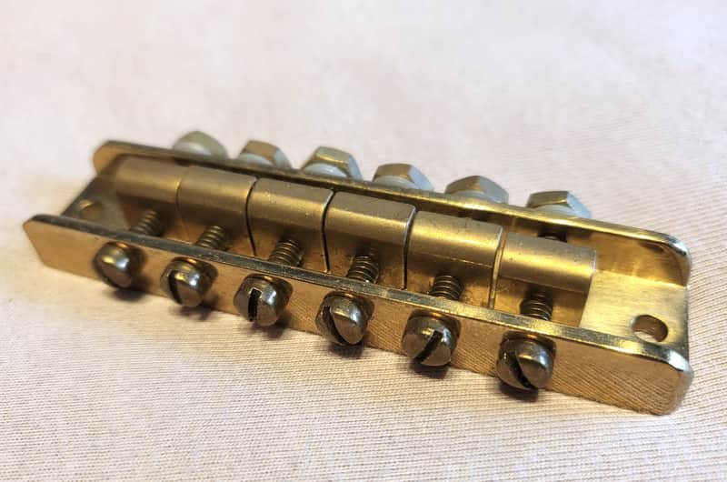 Vintage NOS Mighty Mite Model 141/04B Solid Brass Tunematic 1970s Jerry Garcia Alligator Strat image 1