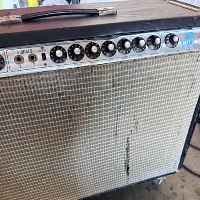 Fender Twin Reverb Silverface 2-Channel 100-Watt 2x12" Guitar Combo Amplifier image 3