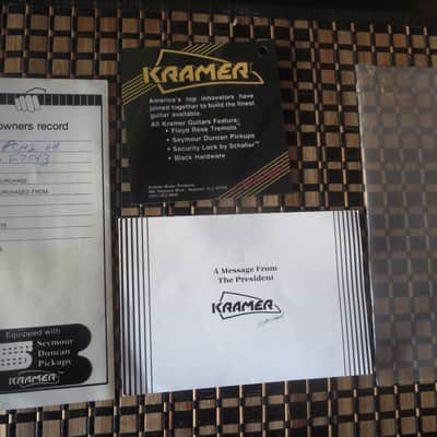 1989 Kramer American Pacer Left Handed RARE For Parts or Repair image 8
