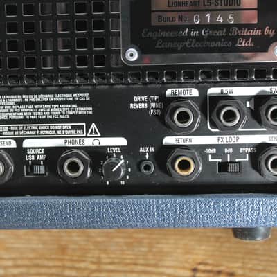 Laney Lionheart L5-Studio 5-Watt Tube Guitar Amp Head 2010s - Blue image 13