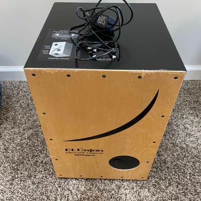 Roland EC-10 ELCajon Electronic Layered Cajon 2010s - Natural/Black image 3