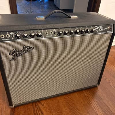 Fender '65 Twin Reverb Reissue 85-Watt 2x12" Guitar Combo 1991 - Present - Black image 1