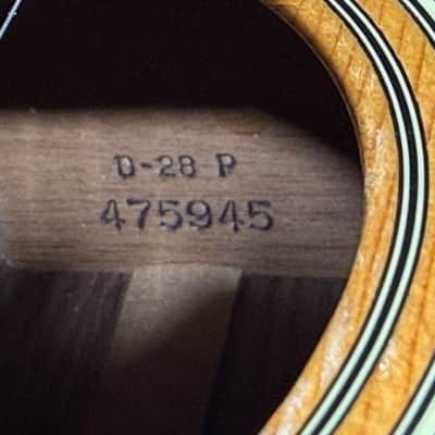 Martin D-28 P 1987 unusual Low Profile Neck & Adjustable Truss Rod model originally owned by the "Dude" ! image 13