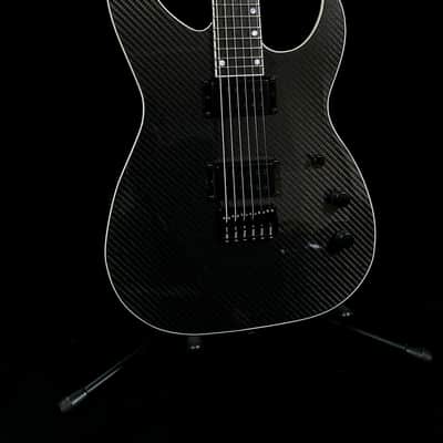 Harcom Guitars Vega Baritone, Carbon Fiber Top Custom Shop Super Strat, Extended Range image 4