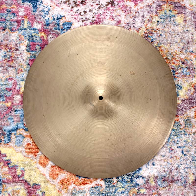 A. Zildjian 20" Hollow Logo Ping Ride Cymbal 1978 - 1982 image 1