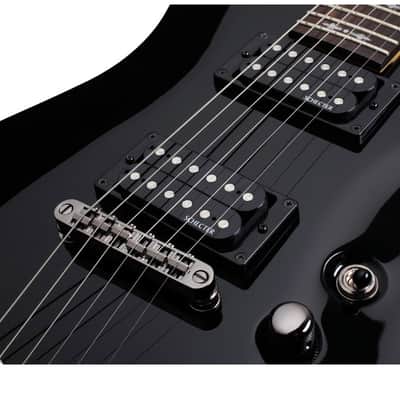 Schecter Omen-6 Six-String Electric Guitar - Gloss Black image 4