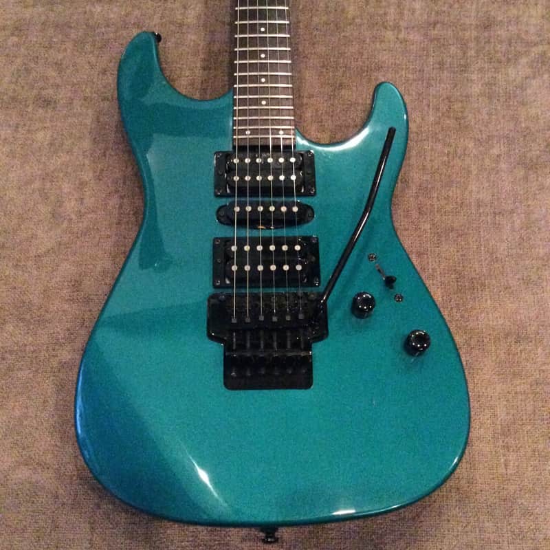 2001 Squier Stagemaster Deluxe V4 Emerald Green Metallic image 1