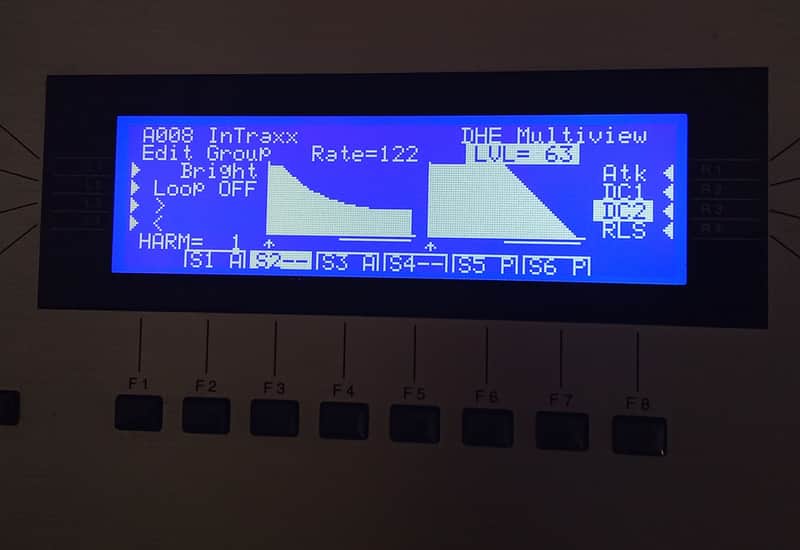 New blue display for Kawai K5000R / K5000S / K5000W image 1